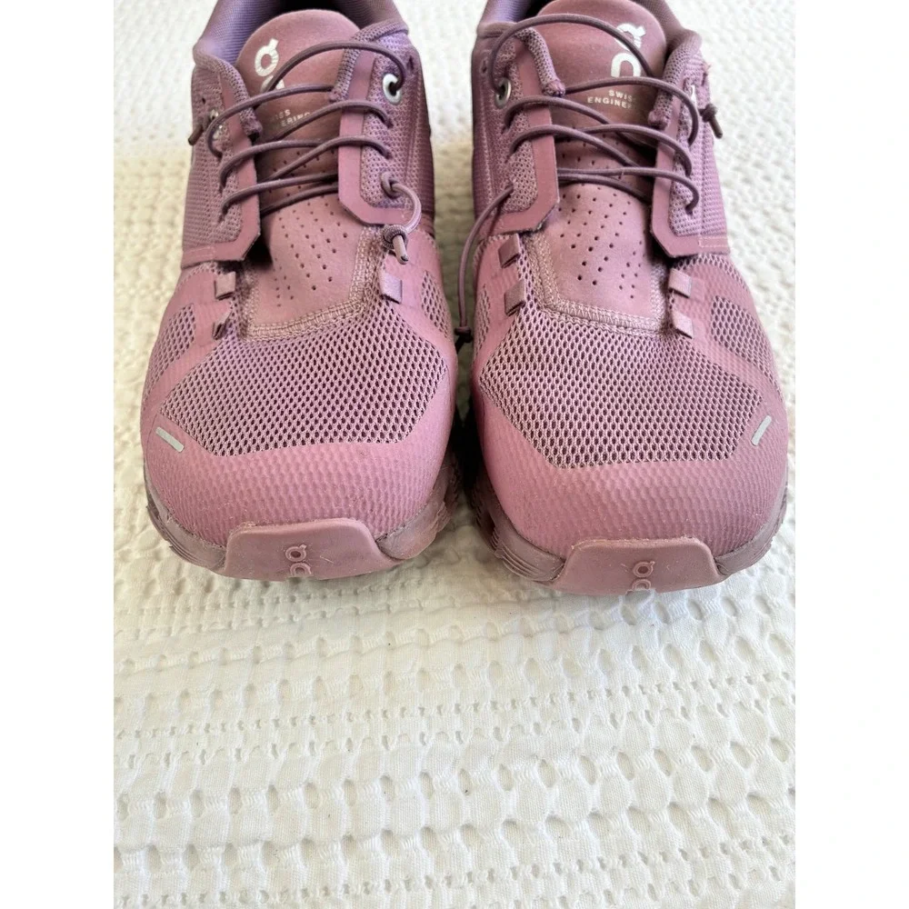 On Running Women's Cloud 5 Sneakers Fig/Quartz US 10 EU 42 Walking Active - Picture 5 of 16